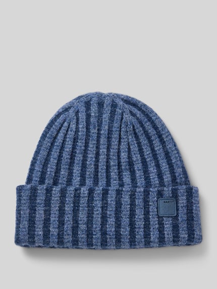 Barts Beanie met wol Model 'Selfoss' Marineblauw - 1