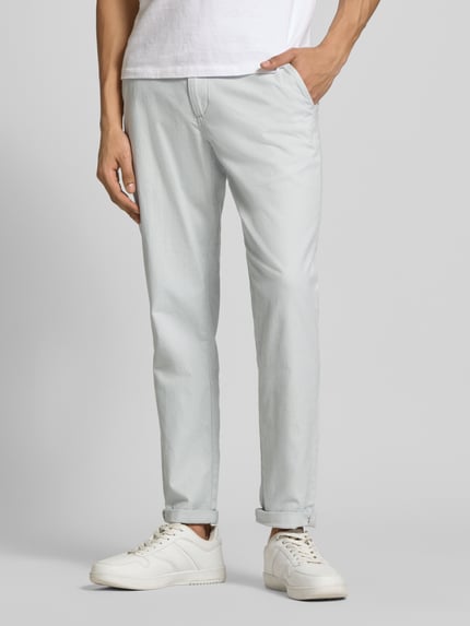 JACK & JONES Spodnie materiałowe o kroju regular fit z Mieszanka bawełny Model 'MARCO FURY' Jasnoniebieski 4