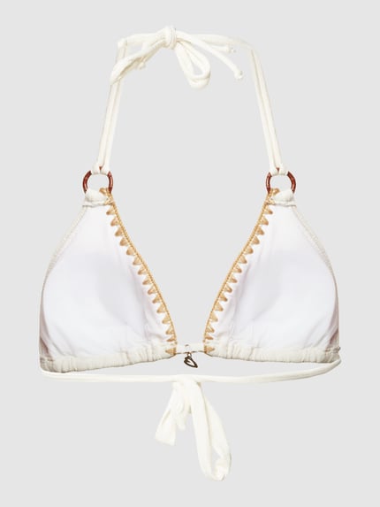 Banana Moon Top bikini z wiązaniem z tyłu model ‘YERO SANTAFE’ Złamany biały 3