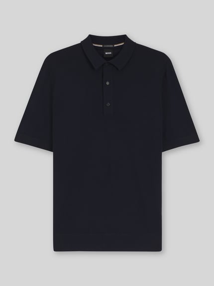 BOSS Regular Fit Poloshirt aus reiner Schurwolle Modell 'NOLANO' Marine 2