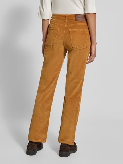 GANT Flared fit corduroy broek in 5-pocketmodel, model 'Cordur' Camel - 5