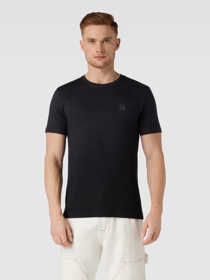 BOSS Orange T-shirt z nadrukiem z logo model ‘Tales’ Czarny 4
