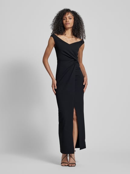 SISTAGLAM Abendkleid mit Knotendetail Black 1