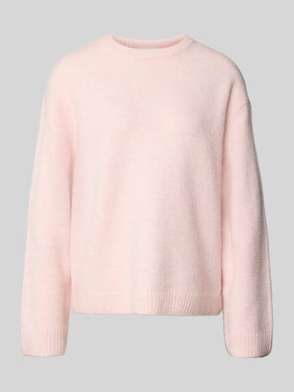 Gina Tricot Strickpullover mit Woll-Anteil Rosa 2