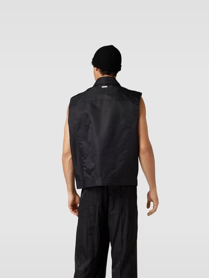 HAN Kjobenhavn Bodywarmer met platte kraag Zwart - 5