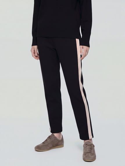 BOSS Pyjama-Hose mit Kontraststreifen Black 4