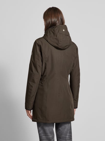 Wellensteyn Regular Fit Parka mit Reißverschlusstasche Modell 'WESTWIND' Oliv 5
