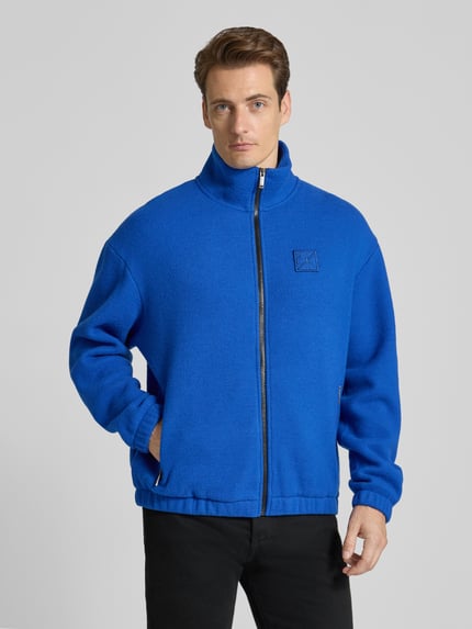 CK Calvin Klein Fleecejacke aus Woll-Mix Royal 4