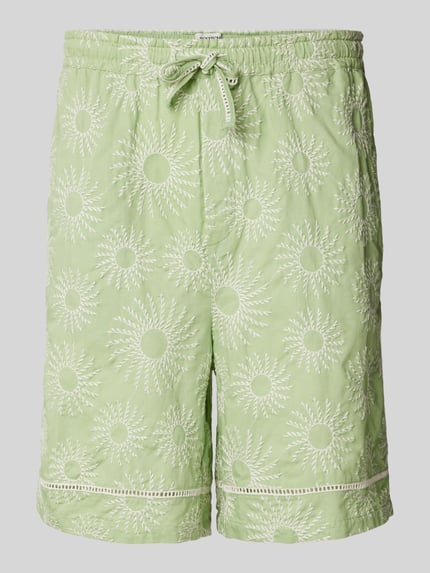Regular Fit Bermudas aus Baumwoll-Leinen-Mix Shop The Look MANNEQUINE
