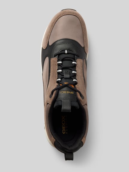 Geox Sneakers met vetersluiting, model 'SPHERICA' Beige - 3