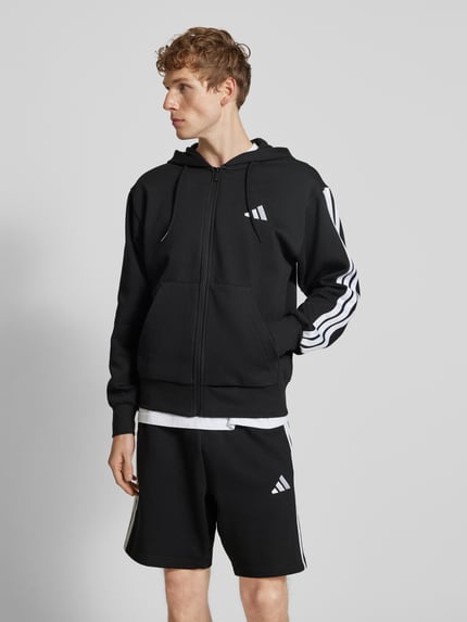 adidas Sportswear Sweatjacke mit Logo-Stitching Black 4