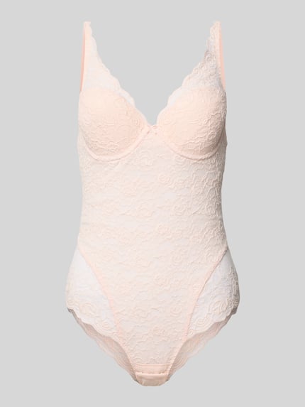 Marie Jo Body van kant met haakjessluiting, model 'Cyrile' Rosé - 1