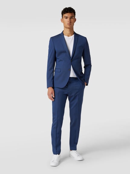 s.Oliver BLACK LABEL Business-Hose mit Webmuster Royal 1
