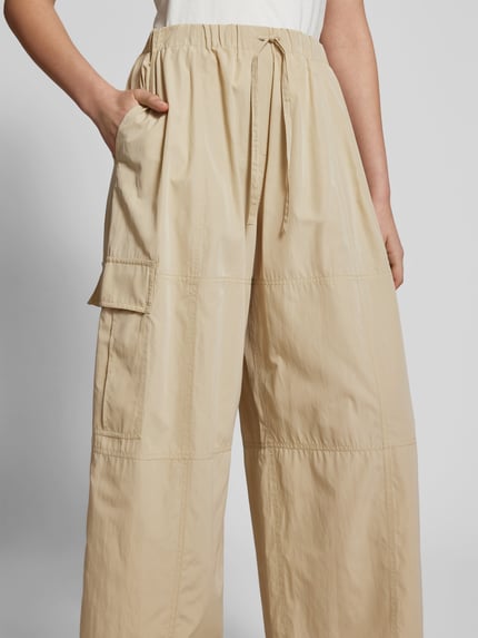 Kenzo Stoffen broek met elastische band Beige - 3