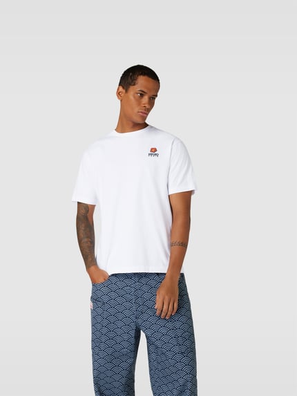 Kenzo T-shirt z czystej bawełny Biały 4
