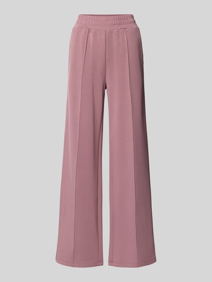 Productfoto, Wide Leg Pants met Franse steekzakken van VARLEY, viscosemix met stretch, wide fit, elastische band, maat S bandwijdte 37 cm, binnenbeenlengte 90 cm