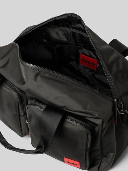 HUGO Weekender mit Logo-Patch Modell 'Ethon 3.0N_New Hldll' BLACK 5