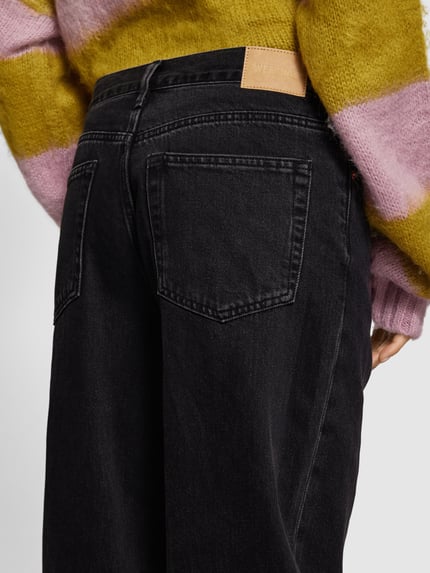 Weekday Loose Fit Jeans im 5-Pocket-Design Modell 'Rail' Black 3