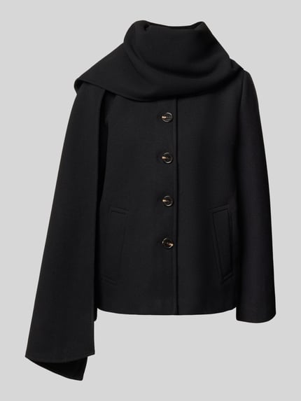 Regular Fit Kurzmantel mit Schalkragen Modell 'UNALAURA' Shop The Look MANNEQUINE