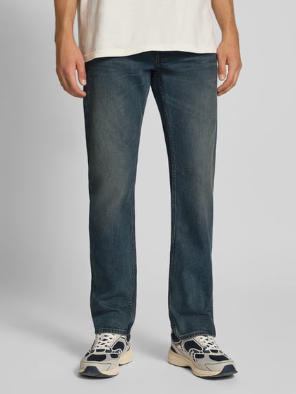 G-Star RAW Straight Fit Jeans mit Logo-Patch Modell 'Mosa' Jeansblau 4