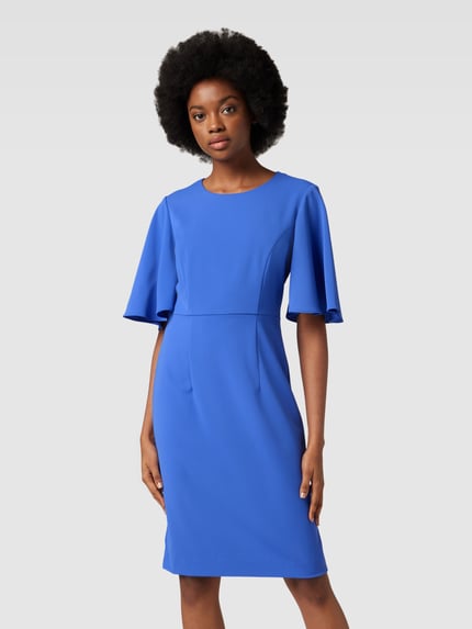 Christian Berg Cocktail Cocktailkleid mit Rundhalsausschnitt Purple Melange 4