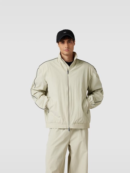 HAN Kjobenhavn Jack met contrastpaspels Offwhite - 4