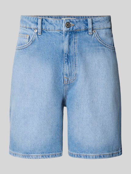 Selected Szorty jeansowe o kroju loose fit z mieszanka bawełny i lyocellu model 'ALEX' Jasnoniebieski 2