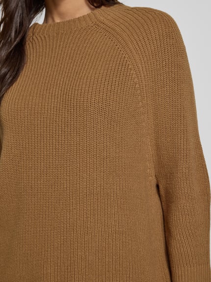 Smith and Soul Gebreide pullover met raglanmouwen en ronde hals Beige - 3