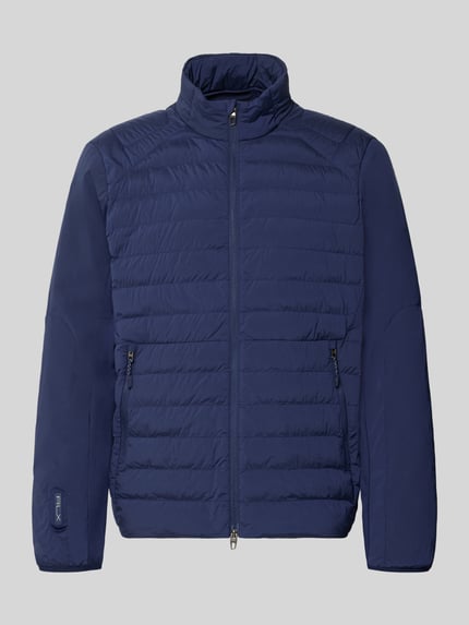 Regular Fit Sweatjacke mit Steppung Shop The Look MANNEQUINE