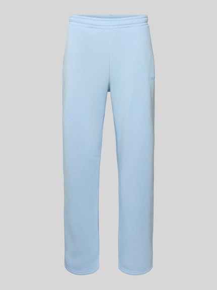 REVIEW Sweatpants aus Baumwoll-Mix Hellblau 2