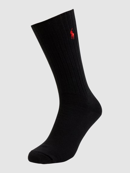 Polo Ralph Lauren Underwear Socken mit Label-Stitching Modell 'CREW SOCK' Black 1