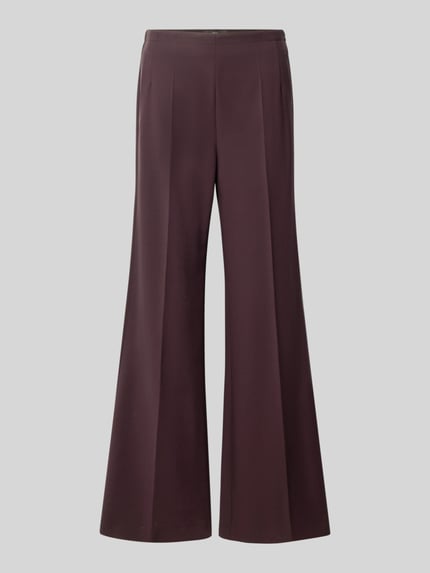 Spodnie o rozkloszowanym kroju z dodatkiem wiskozy Shop The Look MANNEQUINE