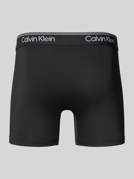 Calvin Klein Underwear Boxershorts mit elastischem Logo-Bund im 3er-Pack Black 3