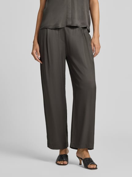 someday. Straight Fit Stoffhose aus reiner Viskose Modell 'Cisilia' Oliv 4