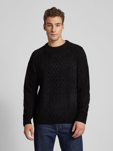 Scotch & Soda Strickpullover mit Rundhalsausschnitt Black 4