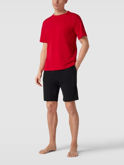 SCHIESSER T-Shirt mit Rundhalsausschnitt Modell 'Hannes' Rot 1