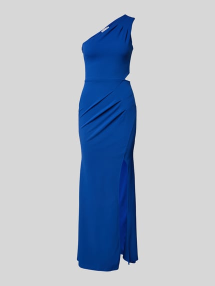 SISTAGLAM Abendkleid mit One-Shoulder-Träger Modell 'Aubrielle' Royal 2