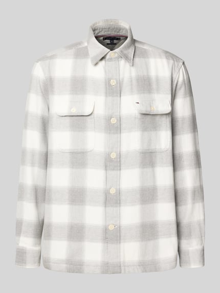 Tommy Hilfiger Regular fit vrijetijdsoverhemd van puur katoen Lichtgrijs - 2