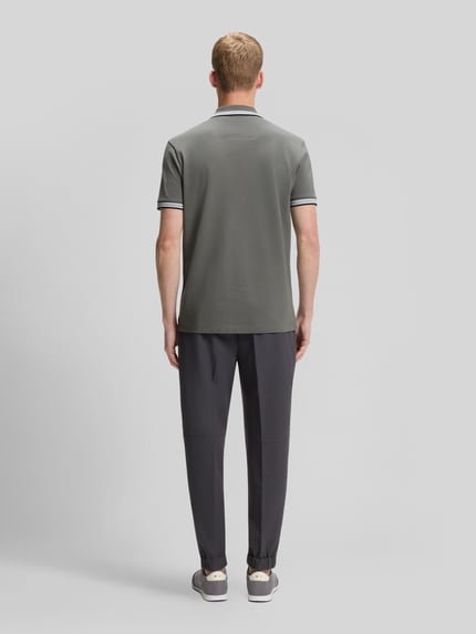 BOSS Green Koszulka polo o kroju regular fit z czystej bawełny model „PADDY” Grafitowy 5
