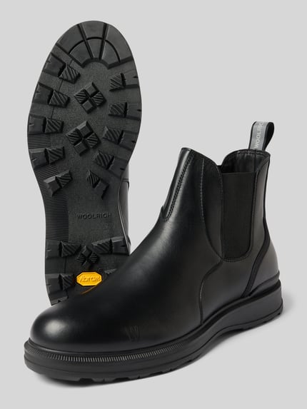 Woolrich Chelsea Boots mit Logo-Prägung Black 4