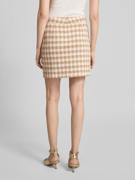 SEDUCTIVE Minirok met opgestikte klepzakken, model 'PARIS' Camel - 5