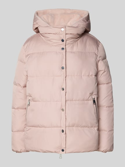 White Label Gewatteerd jack met capuchon Oudroze - 2