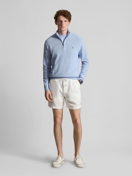 Polo Ralph Lauren regular fit schipperstrui van puur katoen Lichtblauw - 1