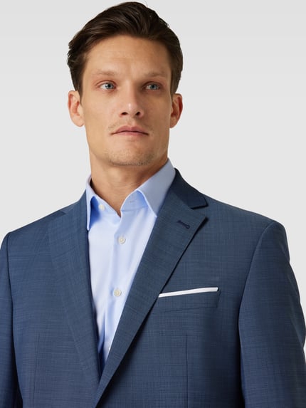 JOOP! COLLECTION Slim Fit 2-Knopf-Sakko mit Woll-Anteil Modell 'Finch' Blau 3