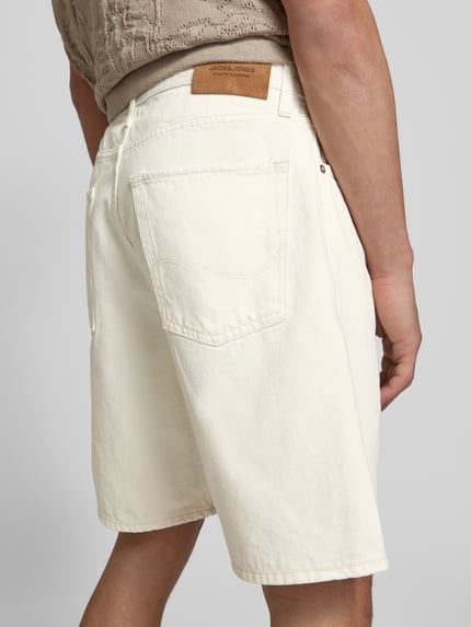 JACK & JONES Loose Fit Jeansshorts im 5-Pocket-Design Modell 'TONY' Weiss 3