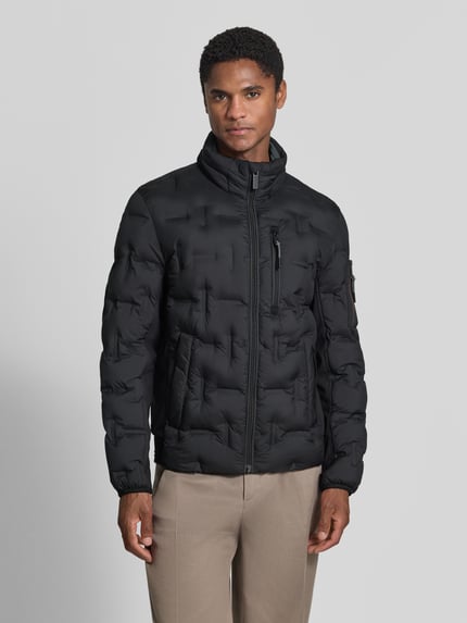 Tom Tailor bomberka w kroju regular fit z odblaskowymi detalami Czarny 4
