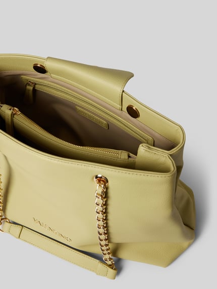 Valentino Bags Torba shopper z aplikacją z logo model ‘ARCADIA’ Jasnozielony 4