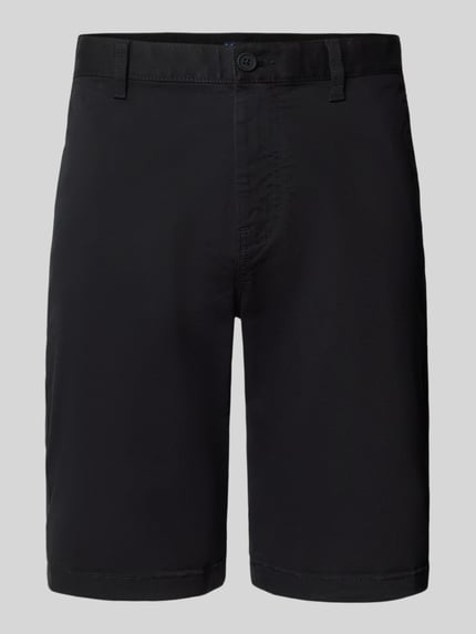 Tommy Jeans Slim Fit Chinoshorts aus Baumwoll-Mix Modell 'SCANTON' Black 2