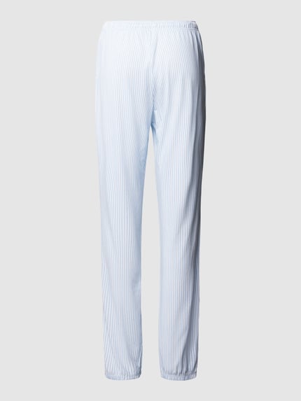 s.Oliver RED LABEL Regular fit pyjamabroek met mix van katoen en viscose Blauw - 3