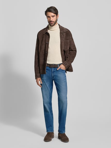 Brax Jeans o kroju comfort fit z kieszeniami wpuszczanymi model 'Clint' Jeansowy niebieski 1